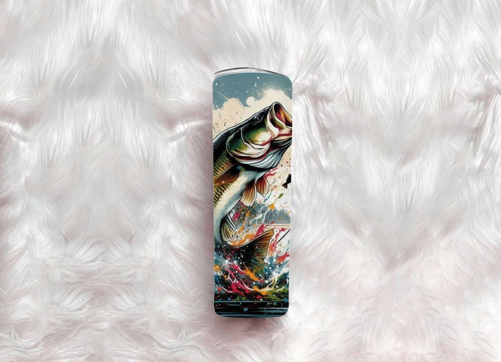 Fishing 20oz Skinny Tumbler