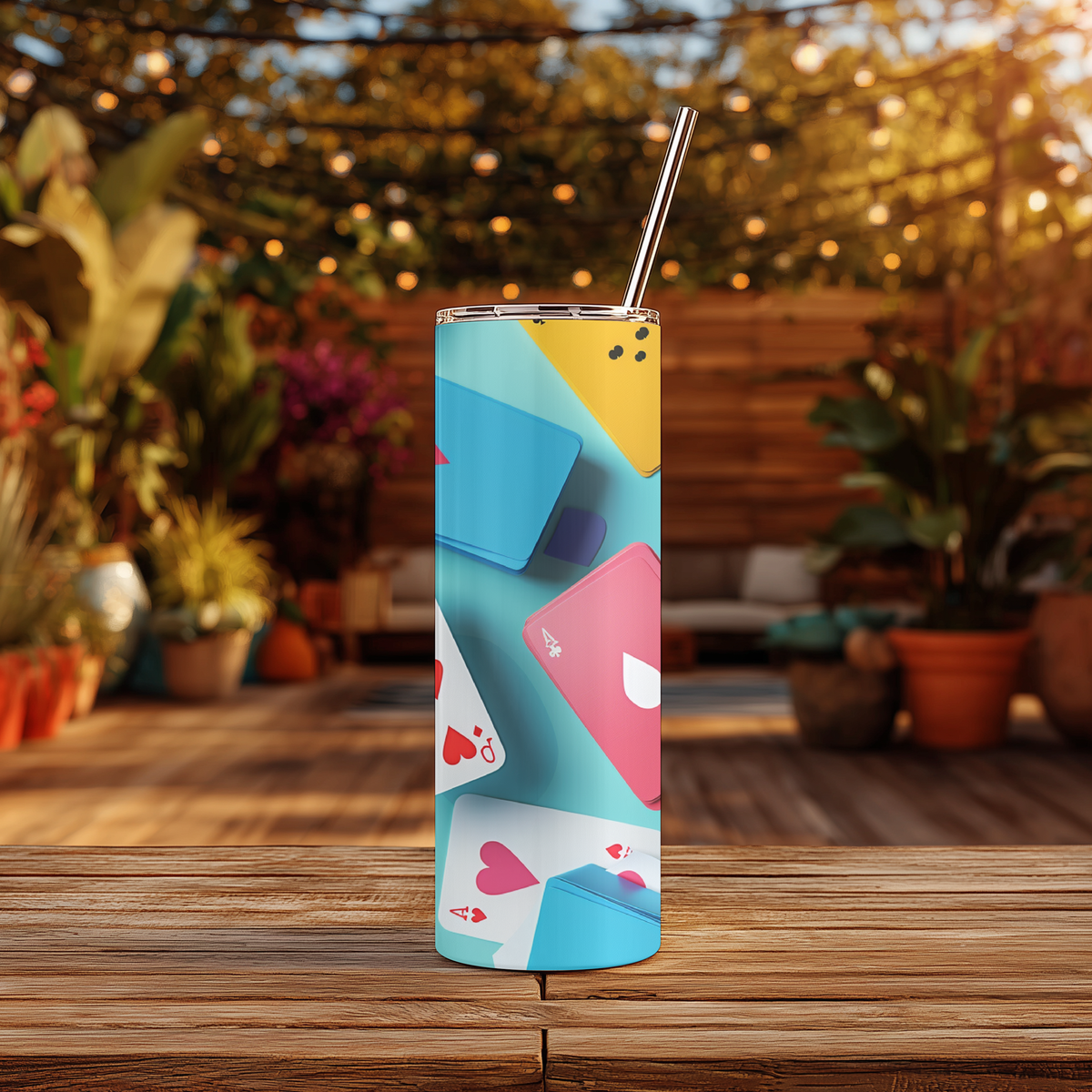 Playing Cards / Casino Tumbler