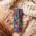 Colorful Guitar Wood Tumbler
