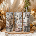 Highland Cow Country Dreams 20oz Skinny Tumbler - Faith and Country Sublimation Travel Mug