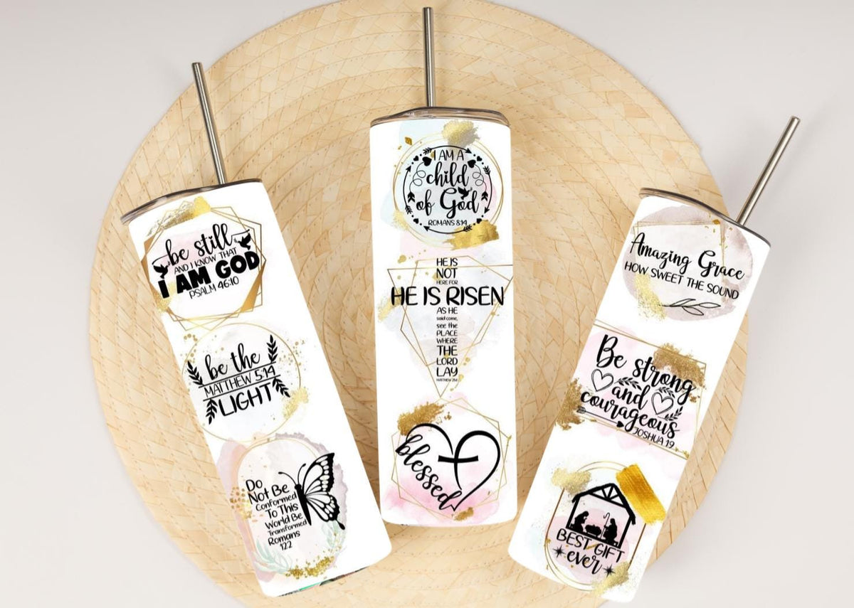 Faith 20oz Skinny Tumbler