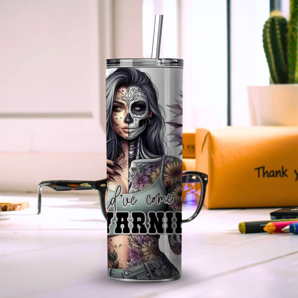 Motivational 20oz Skinny Tumbler