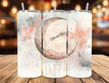 Personalized Celestial Tumbler | Watercolor Moon Dreamcatcher (20oz)