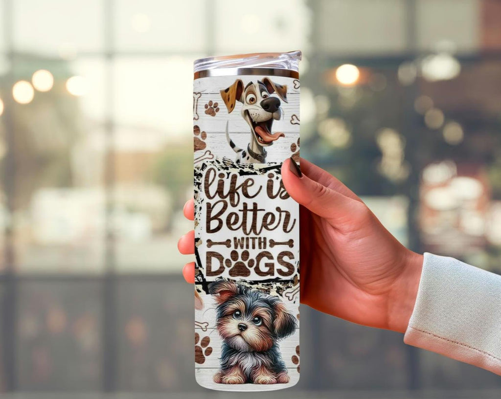 Life Is Better With Dogs 20oz Tumbler