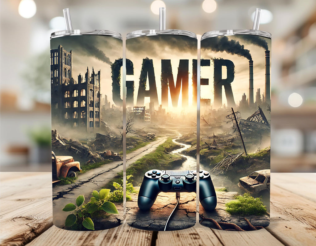 Gamer 20oz Skinny Tumbler