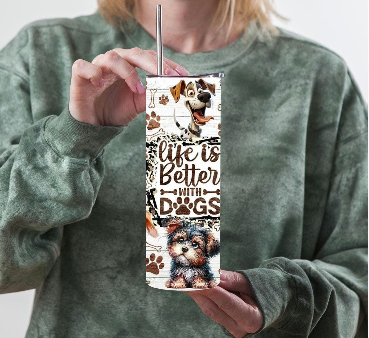 Life Is Better With Dogs 20oz Tumbler