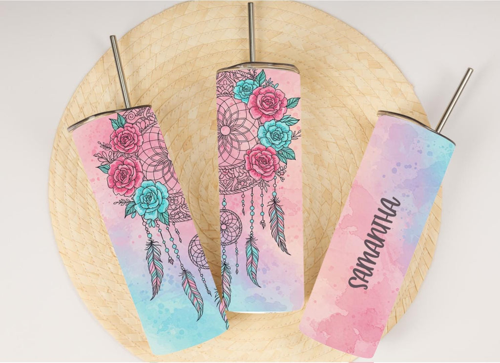 Personalized Dreamcatcher 20oz Tumbler with Name