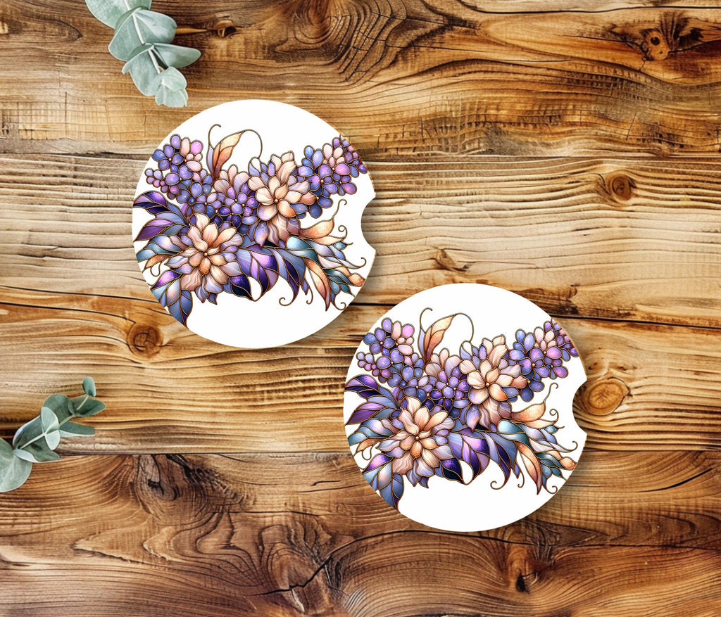 Pearl Purple Car Coaster