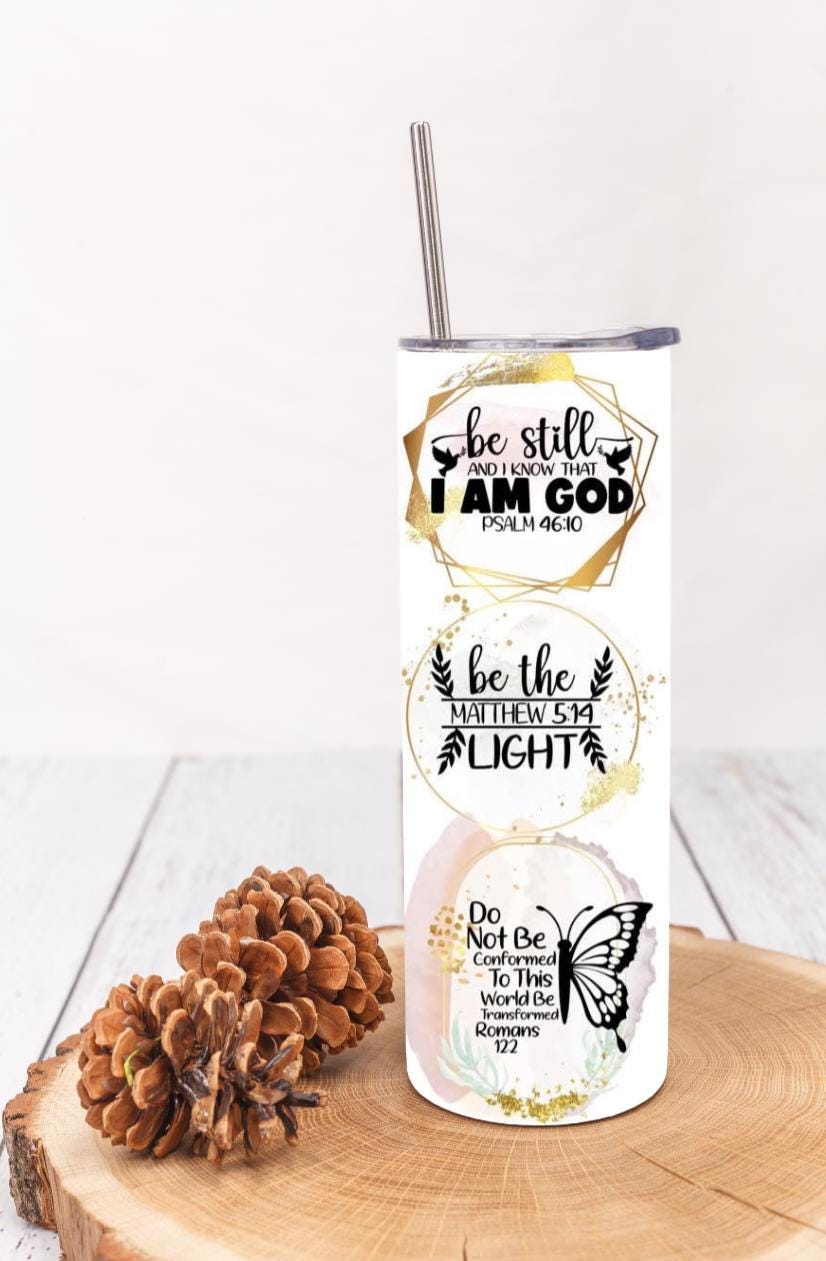 Faith 20oz Skinny Tumbler
