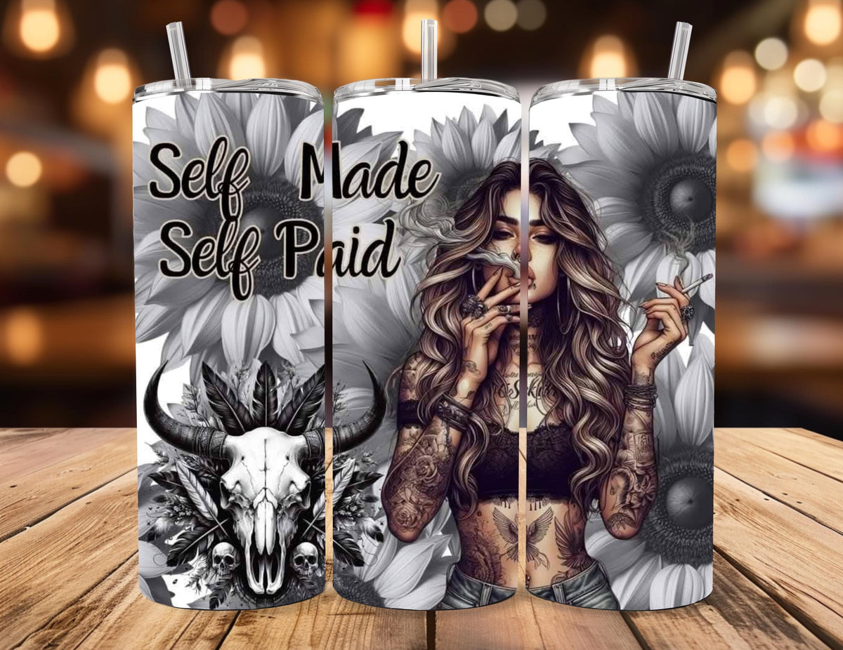 Motivational 20oz Skinny Tumbler