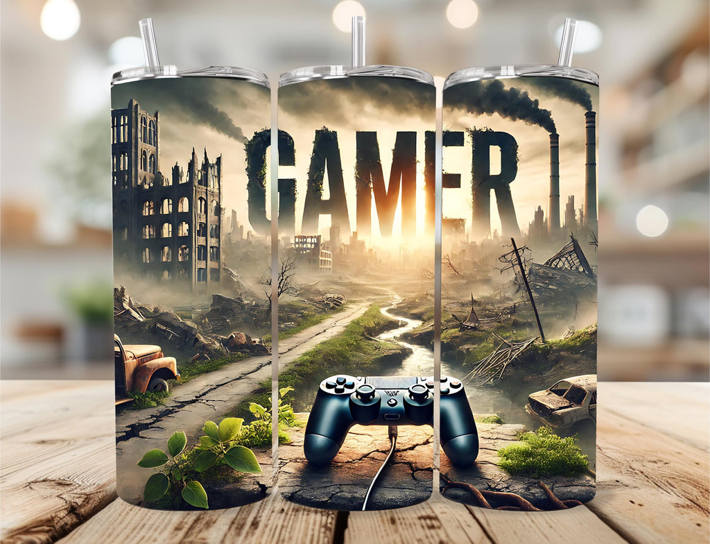 Gamer 20oz Skinny Tumbler