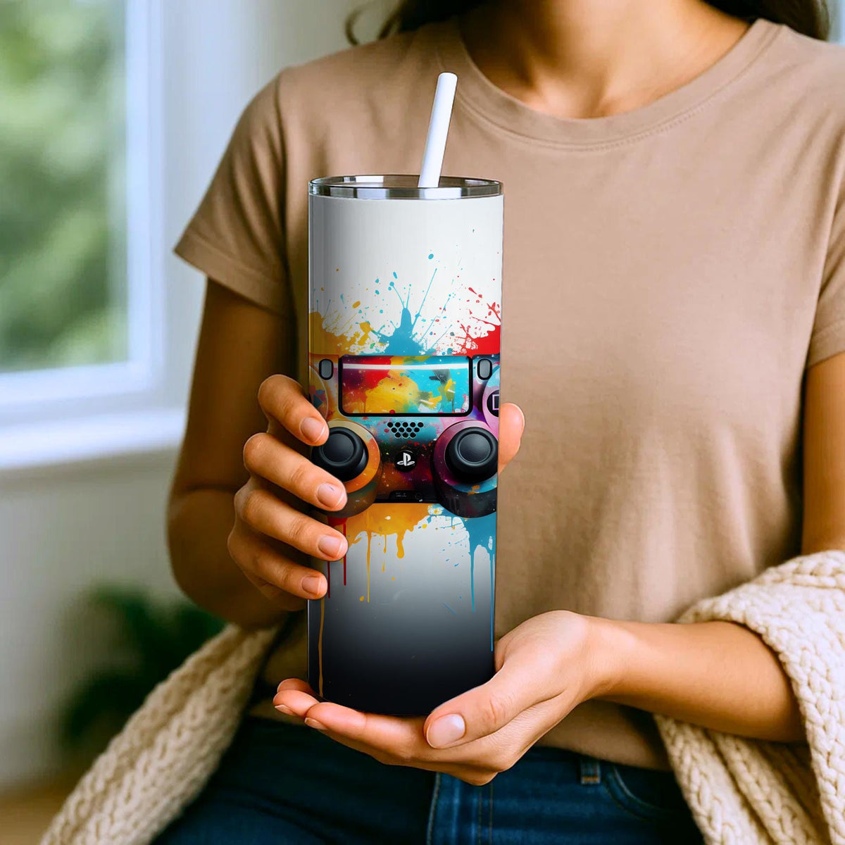 Gamer 20oz Skinny Tumbler