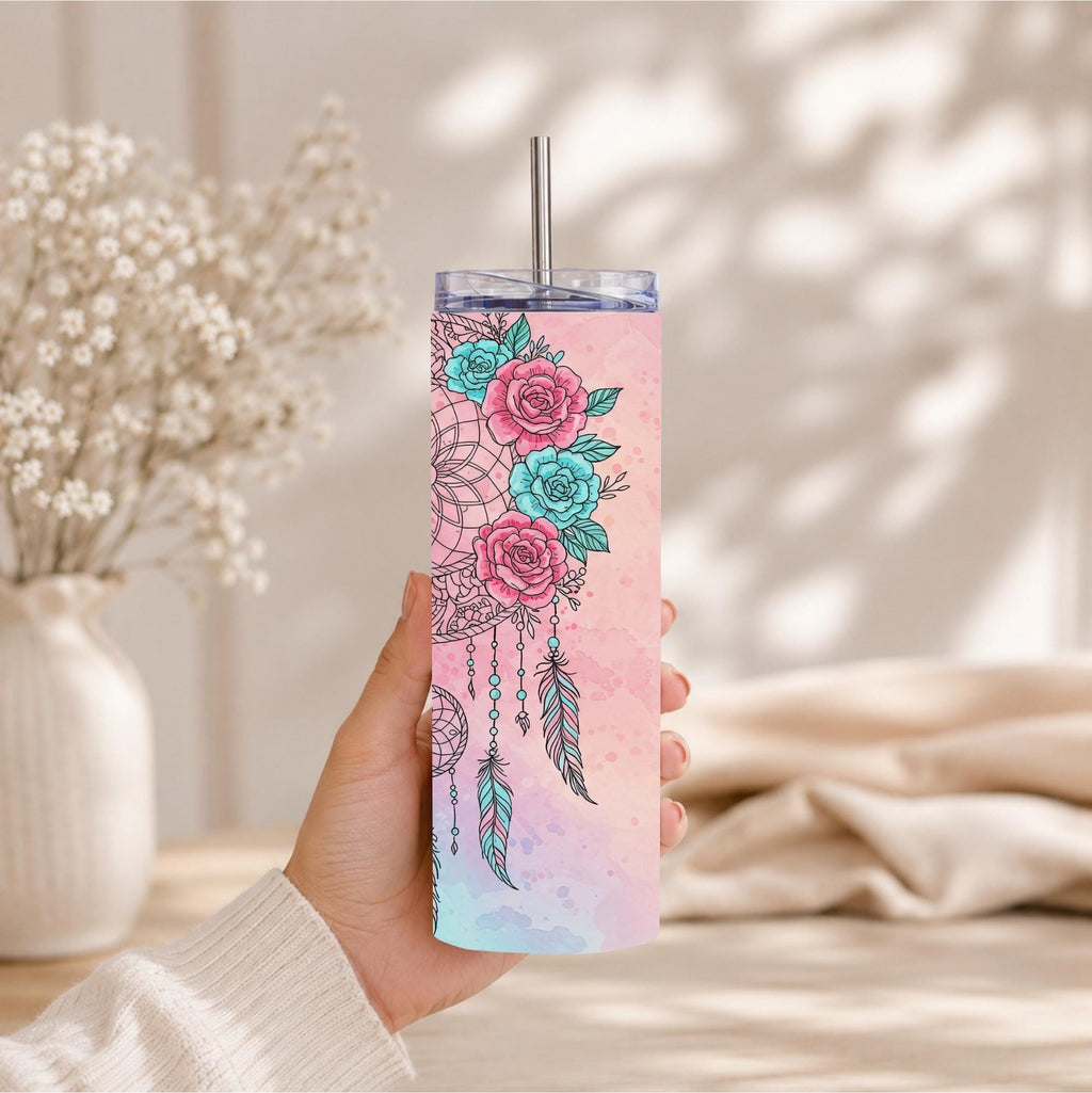 Personalized Dreamcatcher 20oz Tumbler with Name