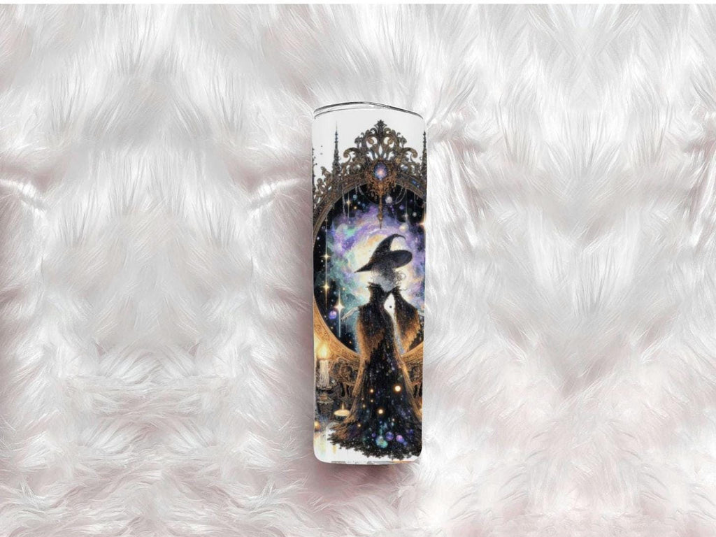 Celestial Witch Magic Mirror Tumbler | Gothic Fantasy Travel Mug (20oz)