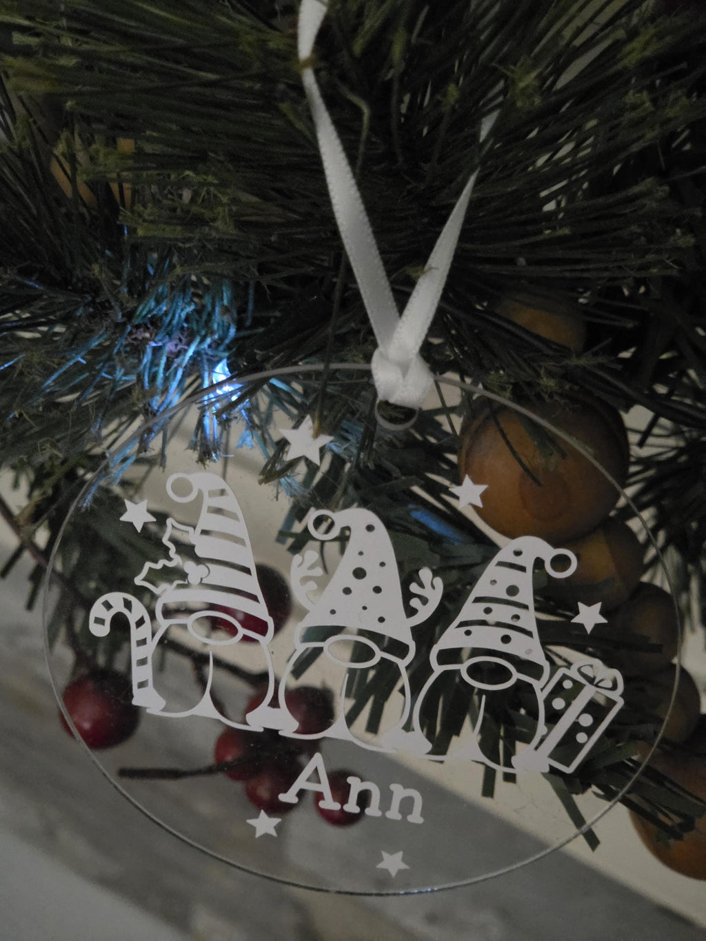 Personalized Christmas Gnome Ornament with Name
