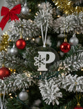 Personalized Snowflake Initial Ornament with Letter