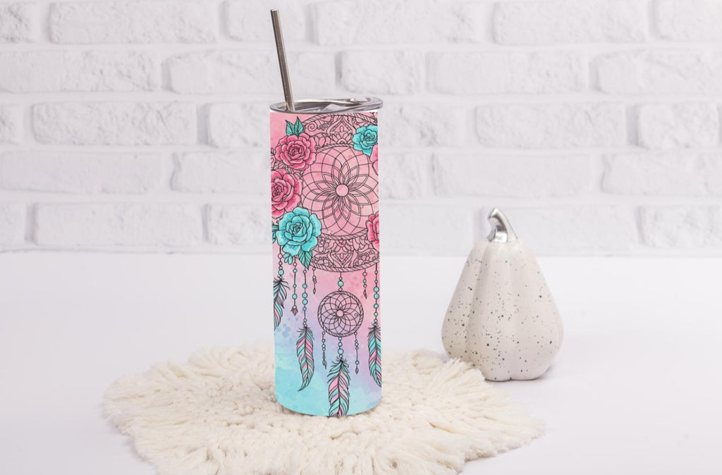 Personalized Dreamcatcher 20oz Tumbler with Name