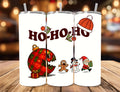 Funny Christmas Monster Tumbler | Plaid Ornament Chase, Gingerbread, Santa (20oz)