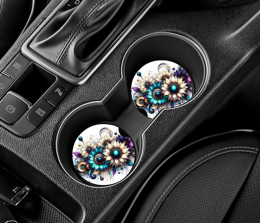 Fairy Sunflowers Car Coaster