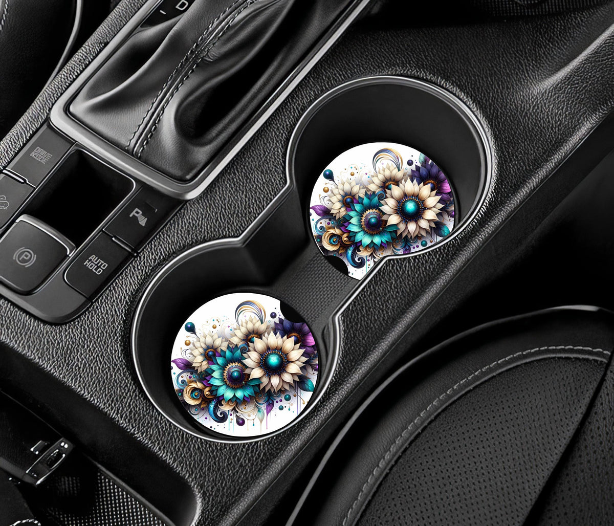 Fairy Sunflowers Car Coaster