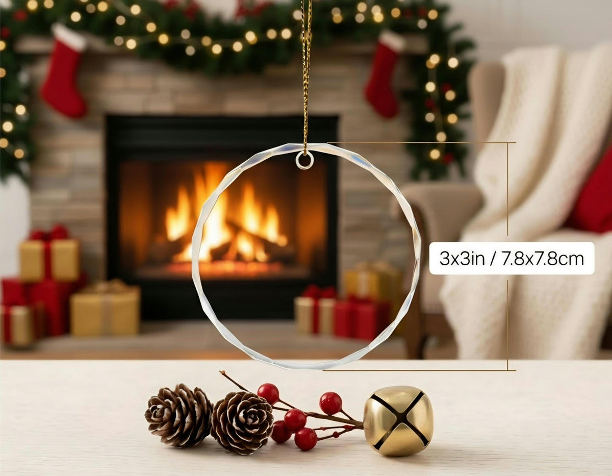 Personalized Christmas Bear Ornament with Name