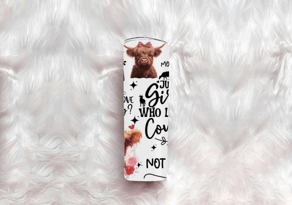 Just A Girl Who Loves Cows 20oz Tumbler