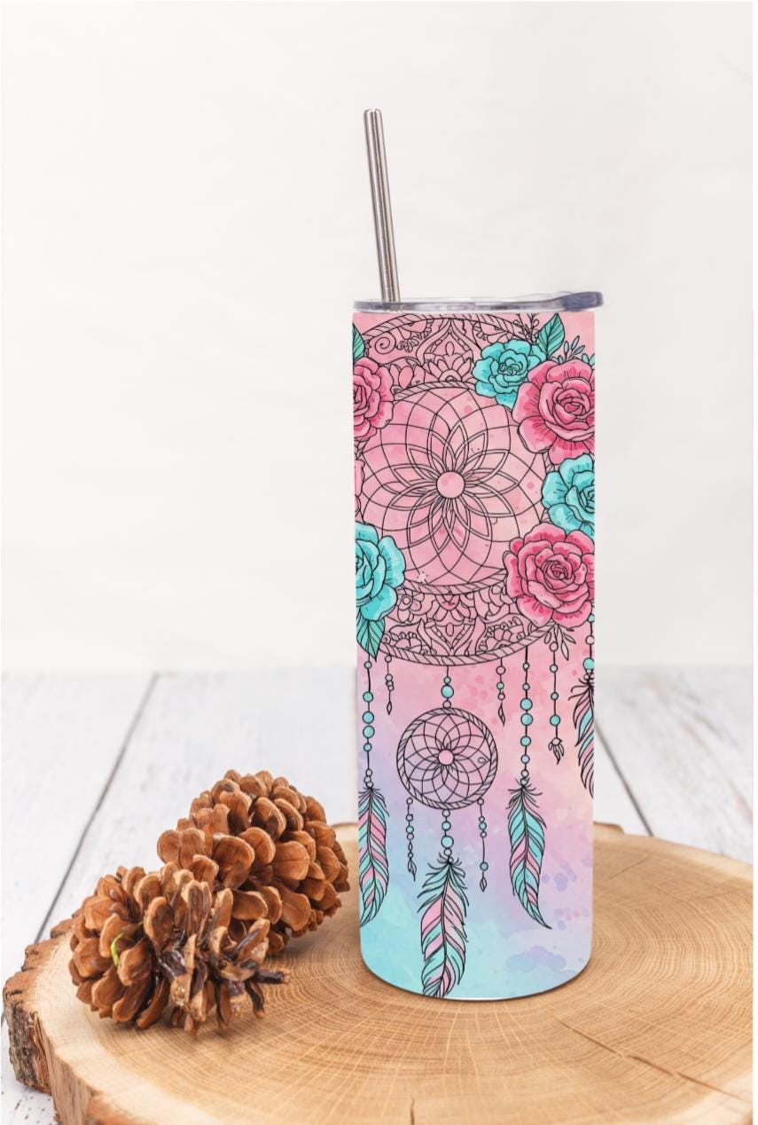 Personalized Dreamcatcher 20oz Tumbler with Name
