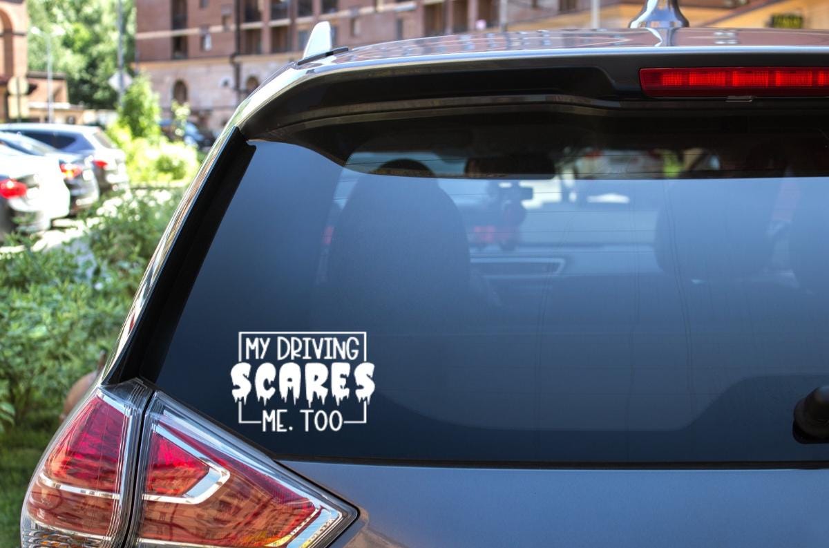 My Driving Funny Car Decal