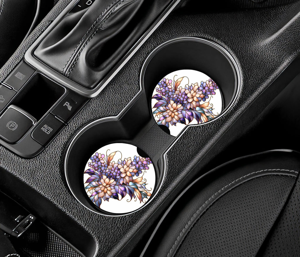 Pearl Purple Car Coaster