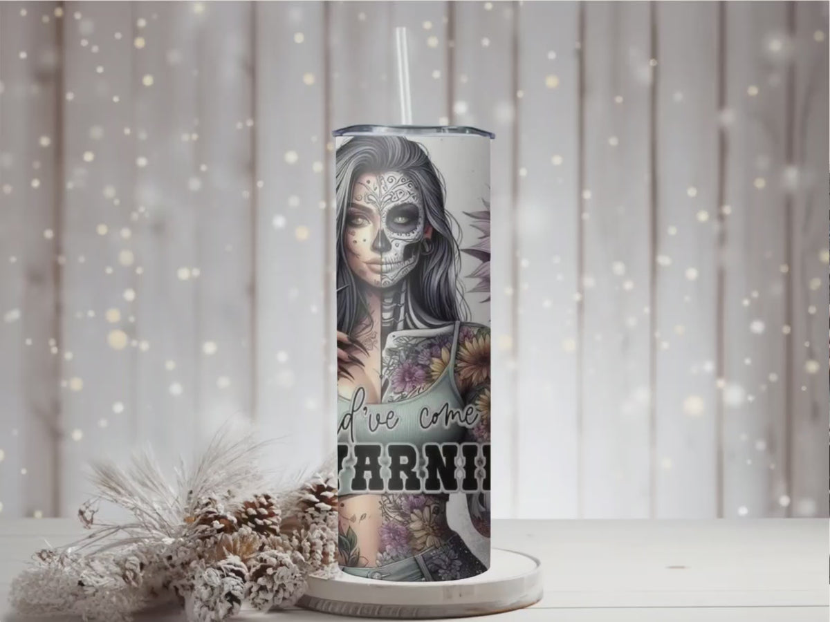 Motivational 20oz Skinny Tumbler