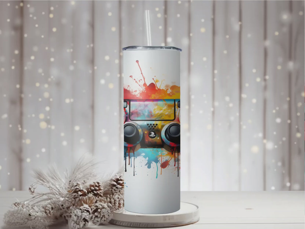 Gamer 20oz Skinny Tumbler